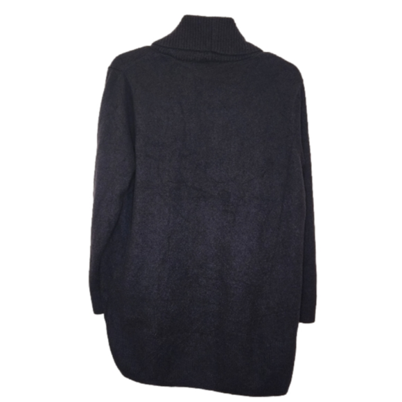 NWT Barefoot Dreams Cozychic Lite Circle Cardi Cardigan in Black Size Small Luxi - Picture 5 of 13